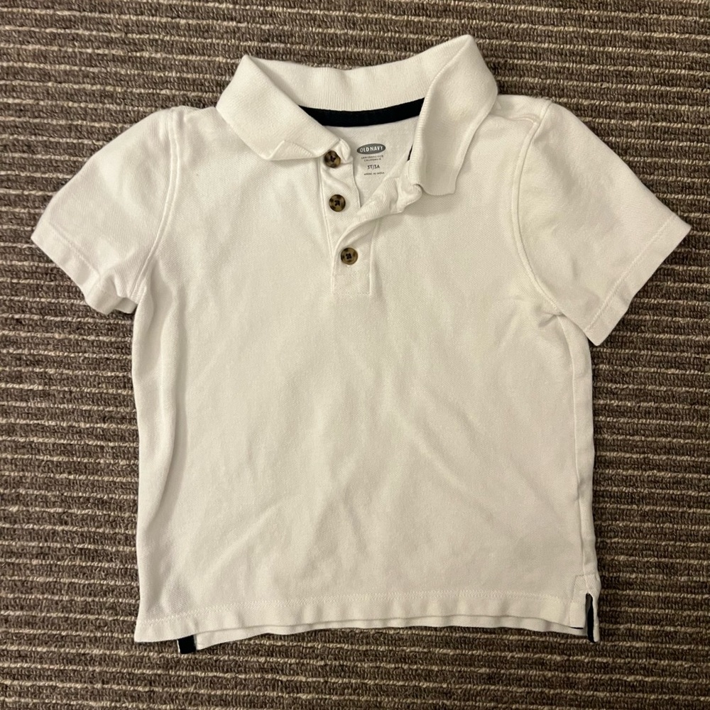 Old Navy 3T White Polo